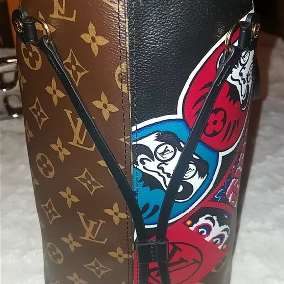 Limited Edition Louis Vuitton Kabuki Neverfull Bag - Picture 6 of 8